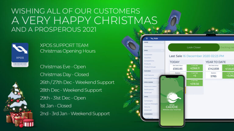 XPOS support team festive opening hours 2020